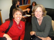 Laurie Dickson & Annie Trapp (Jacky Cranney and Judi Homewood in background)